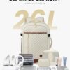 LOVEVOOK Travel Backpack for Women, Carry on Backpack for Airplanes,TSA Personal Item Travel Bag fits 15.6" Laptop,Travel Essentials Carry On Bag Flight Approved with 3 Packing Cubes - Image 7